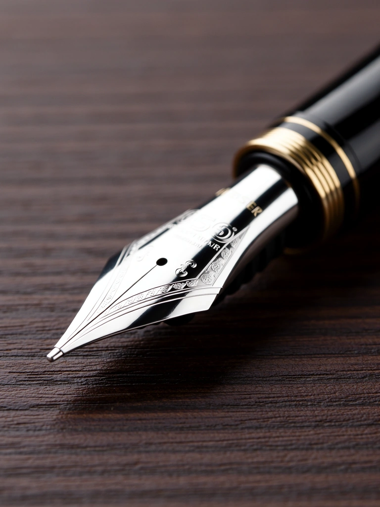 Detalle de pluma y madera